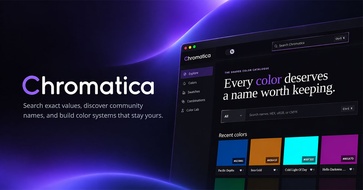 Chromatica color catalogue